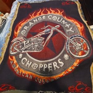 Orange County Choppers Throw Blanket